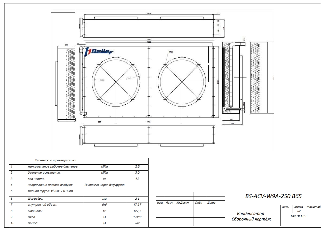 BS-ACV-W9A-250 B65 shema
